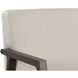Neymar Linea Light Grey Leather Lounge Chair